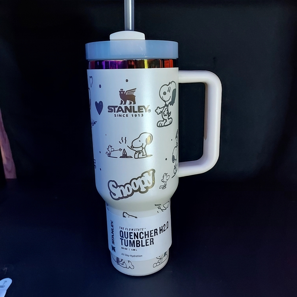 40z Stanley Snoopy Custom Engraved Tumbler(No Box)